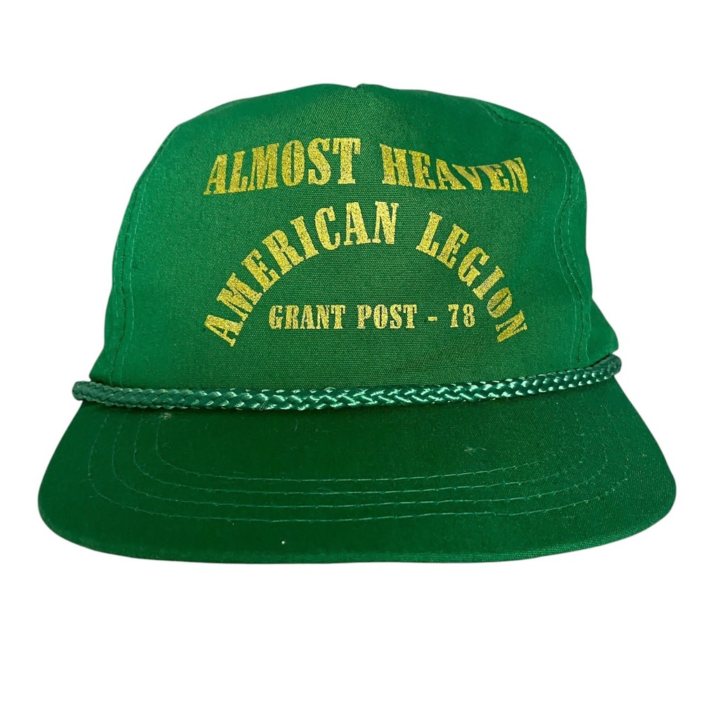 Vintage Green American Legion Snapback Hat